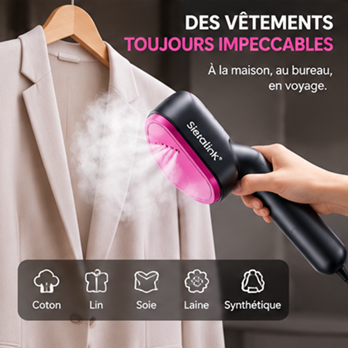 SieraLink — Défroisseur vapeur portable